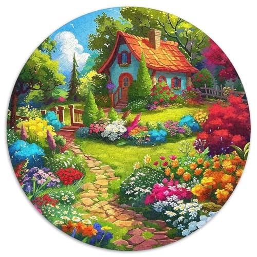 Ferienhaus 1000-teiliges Puzzle Für Erwachsene Kinder Landschaft Herausforderndes Puzzle Stress Abbauen Perfekt Für Spieleabende Spielzeug Geschenk 1000pcs (67.5x67.5cm) von PFQHUAIDH