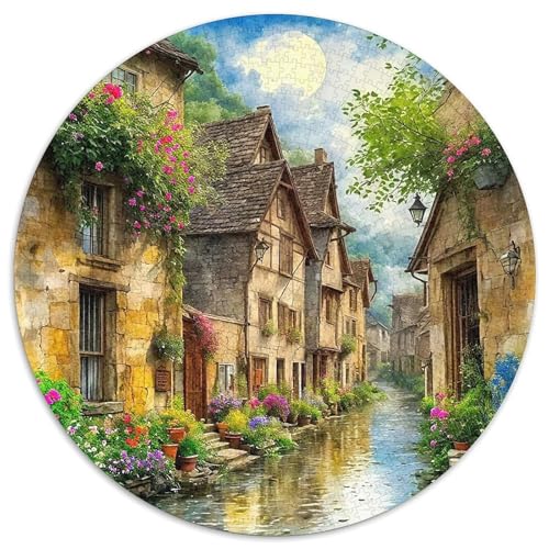 Ferienhaus 1000-teiliges Puzzle Für Frauen, Männer Landschaft Anspruchsvolles Puzzle Entspannend Perfekt Für Spieleabende Spielzeug Geschenk 1000pcs (67.5x67.5cm) von PFQHUAIDH