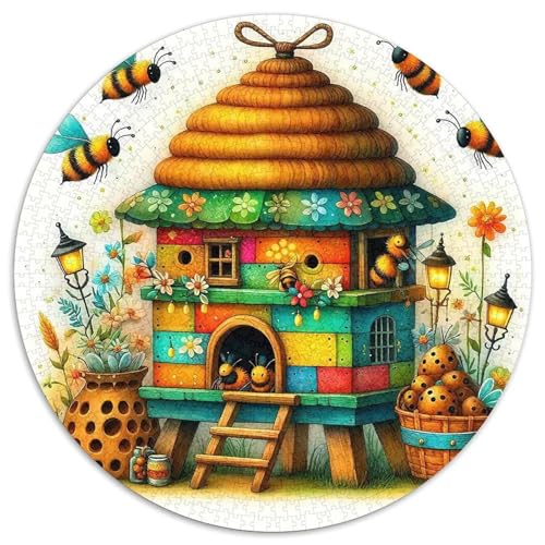 Ferienhaus 1000-teiliges Puzzle Für Frauen, Männer Landschaft Herausforderndes Puzzle Entspannend Familie Aktivität Spiele Geschenk Zum Geburtstag 1000pcs (67.5x67.5cm) von PFQHUAIDH
