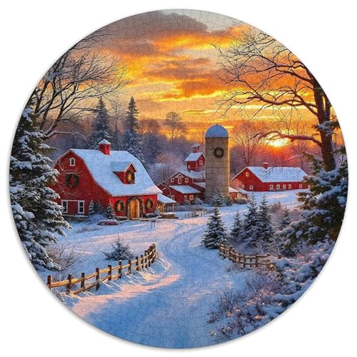 Ferienhaus 1000-teiliges Puzzle Für Frauen, Männer Landschaft Herausforderndes Puzzle Entspannend Familienspielabende Spielzeug Geschenk 1000pcs (67.5x67.5cm) von PFQHUAIDH