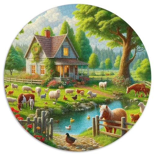 Ferienhaus 1000-teiliges Puzzle Für Frauen, Männer Landschaft Herausforderndes Puzzle Entspannend Perfekt Für Spieleabende Spielzeug Geschenk 1000pcs (67.5x67.5cm) von PFQHUAIDH