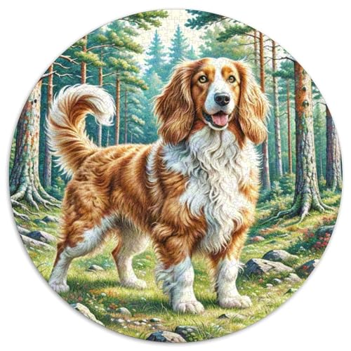 Finnischer Spitz 1000-teiliges Puzzle Für Erwachsene Kinder Tier Thema Anspruchsvolles Puzzle Stress Abbauen Perfekt Für Spieleabende Geschenk Zum Geburtstag 1000pcs (67.5x67.5cm) von PFQHUAIDH