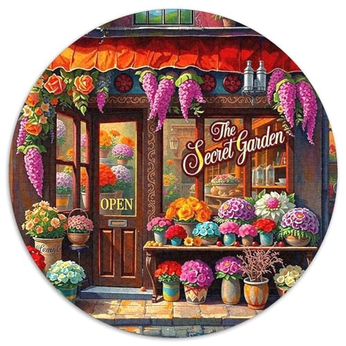 Florist 1000-teiliges Puzzle Für Erwachsene Kinder Blumen Herausforderndes Puzzle Entspannend Familienspielabende Spielzeug Geschenk 1000pcs (67.5x67.5cm) von PFQHUAIDH