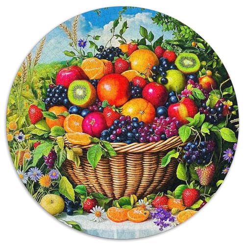 Früchte 1000-teiliges Puzzle Für Erwachsene Kinder Fruchtfertigung Anspruchsvolles Puzzle Stress Abbauen Familienspielabende Spielzeug Geschenk 1000pcs (67.5x67.5cm) von PFQHUAIDH