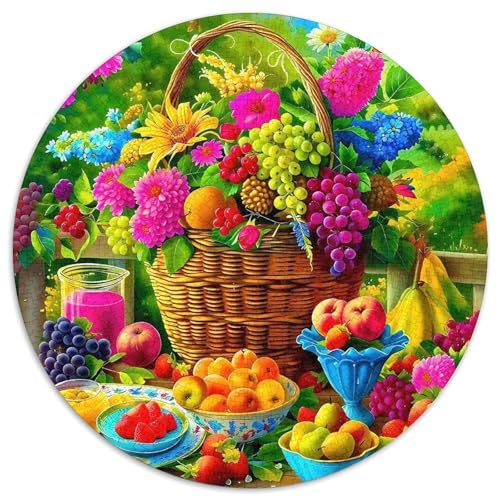 Früchte 1000-teiliges Puzzle Für Frauen, Männer Fruchtfertigung Anspruchsvolles Puzzle Entspannend Familienspielabende Spielzeug Geschenk 1000pcs (67.5x67.5cm) von PFQHUAIDH