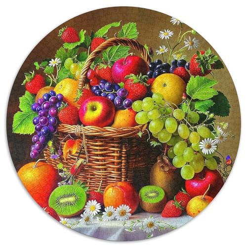 Früchte 1000-teiliges Puzzle Für Frauen, Männer Fruchtfertigung Anspruchsvolles Puzzle Stress Abbauen Familie Aktivität Spiele Geschenk Zum Geburtstag 1000pcs (67.5x67.5cm) von PFQHUAIDH