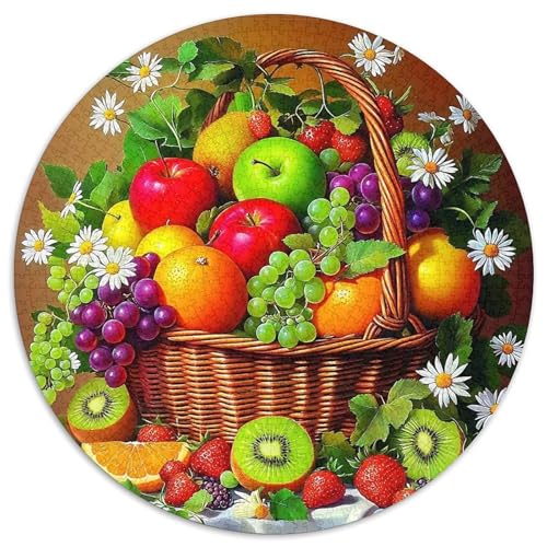 Früchte 1000-teiliges Puzzle Für Frauen, Männer Fruchtfertigung Anspruchsvolles Puzzle Stress Abbauen Familie Aktivität Spiele Geschenk Zum Geburtstag 1000pcs (67.5x67.5cm) von PFQHUAIDH