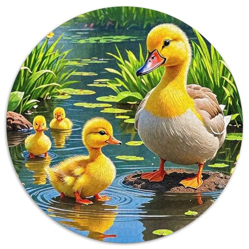 Gelbe Ente 1000 Stück Puzzles Für Erwachsene Kinder Kleine Ente Herausforderndes Puzzle Stress Abbauen Perfekt Für Spieleabende Geschenk Zum Geburtstag 1000pcs (67.5x67.5cm) von PFQHUAIDH