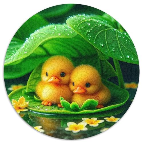 Gelbe Ente 1000-teiliges Puzzle Für Frauen, Männer Kleine Ente Anspruchsvolles Puzzle Entspannend Familienspielabende Spielzeug Geschenk 1000pcs (67.5x67.5cm) von PFQHUAIDH