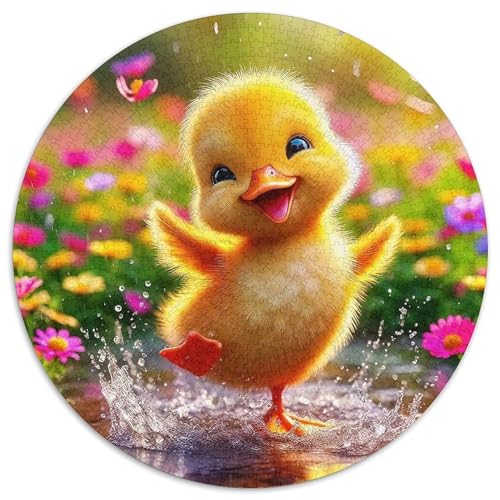 Gelbe Ente 1000-teiliges Puzzle Für Frauen, Männer Kleine Ente Anspruchsvolles Puzzle Stress Abbauen Familienspielabende Geschenk Zum Geburtstag 1000pcs (67.5x67.5cm) von PFQHUAIDH