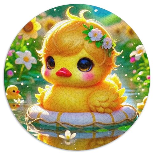 Gelbe Ente 1000-teiliges Puzzle Für Frauen, Männer Kleine Ente Anspruchsvolles Puzzle Stress Abbauen Familienspielabende Spielzeug Geschenk 1000pcs (67.5x67.5cm) von PFQHUAIDH