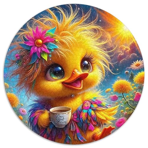 Gelbe Ente 1000-teiliges Puzzle Für Frauen, Männer Kleine Ente Herausforderndes Puzzle Stress Abbauen Familie Aktivität Spiele Spielzeug Geschenk 1000pcs (67.5x67.5cm) von PFQHUAIDH