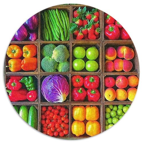 Gemüse 1000-teiliges Puzzle Für Erwachsene Kinder Fruchtfertigung Herausforderndes Puzzle Entspannend Familie Aktivität Spiele Geschenk Zum Geburtstag 1000pcs (67.5x67.5cm) von PFQHUAIDH