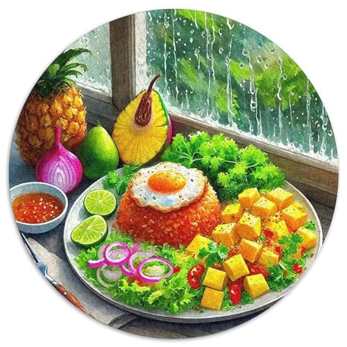 Gemüse 1000-teiliges Puzzle Für Frauen, Männer Fruchtfertigung Anspruchsvolles Puzzle Entspannend Familie Aktivität Spiele Spielzeug Geschenk 1000pcs (67.5x67.5cm) von PFQHUAIDH