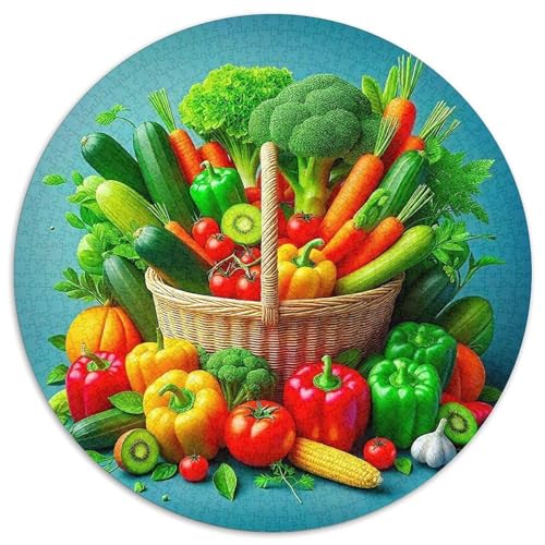 Gemüse 1000-teiliges Puzzle Für Frauen, Männer Fruchtfertigung Herausforderndes Puzzle Entspannend Familie Aktivität Spiele Spielzeug Geschenk 1000pcs (67.5x67.5cm) von PFQHUAIDH