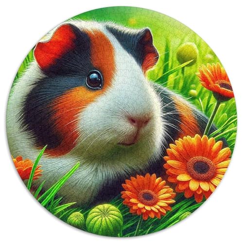 Guineeschwein 1000-teiliges Puzzle Für Erwachsene Kinder Kleines Haustier Anspruchsvolles Puzzle Entspannend Familienspielabende Geschenk Zum Geburtstag 1000pcs (67.5x67.5cm) von PFQHUAIDH