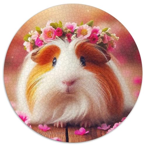 Guineeschwein 1000-teiliges Puzzle Für Erwachsene Kinder Kleines Haustier Herausforderndes Puzzle Stress Abbauen Perfekt Für Spieleabende Spielzeug Geschenk 1000pcs (67.5x67.5cm) von PFQHUAIDH