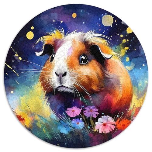 Guineeschwein 1000-teiliges Puzzle Für Frauen, Männer Kleines Haustier Herausforderndes Puzzle Stress Abbauen Perfekt Für Spieleabende Spielzeug Geschenk 1000pcs (67.5x67.5cm) von PFQHUAIDH