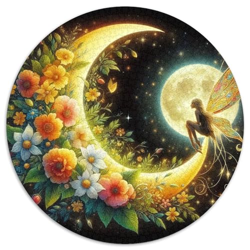 Halbmond 1000-teiliges Puzzle Für Frauen, Männer Blumen Herausforderndes Puzzle Stress Abbauen Perfekt Für Spieleabende Spielzeug Geschenk 1000pcs (67.5x67.5cm) von PFQHUAIDH