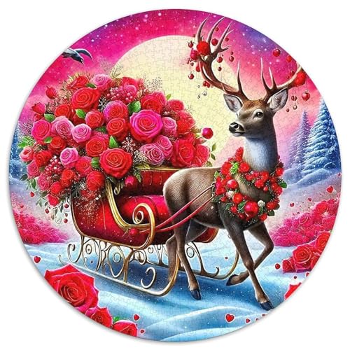 Hirsch 1000-teiliges Puzzle Für Frauen, Männer Waldtier Herausforderndes Puzzle Entspannend Familienspielabende Geschenk Zum Geburtstag 1000pcs (67.5x67.5cm) von PFQHUAIDH
