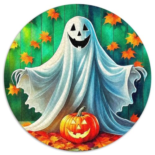 Jumbie Kürbisse 1000 Stück Puzzles Für Erwachsene Kinder Schreckliches Halloween Herausforderndes Puzzle Stress Abbauen Perfekt Für Spieleabende Spielzeug Geschenk 1000pcs (67.5x67.5cm) von PFQHUAIDH