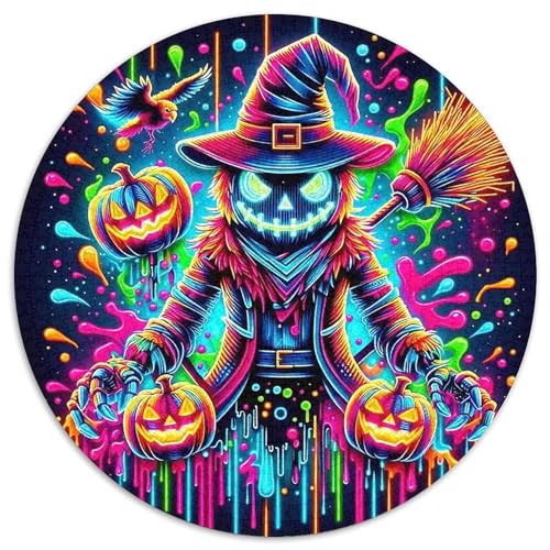 Jumbie Kürbisse 1000-teiliges Puzzle Für Erwachsene Kinder Schreckliches Halloween Herausforderndes Puzzle Stress Abbauen Perfekt Für Spieleabende Spielzeug Geschenk 1000pcs (67.5x67.5cm) von PFQHUAIDH
