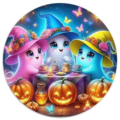 Jumbie Kürbisse 1000-teiliges Puzzle Für Frauen, Männer Schreckliches Halloween Anspruchsvolles Puzzle Stress Abbauen Familienspielabende Spielzeug Geschenk 1000pcs (67.5x67.5cm) von PFQHUAIDH