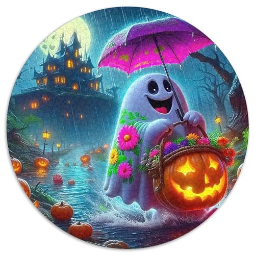 Jumbie Kürbisse 1000-teiliges Puzzle Für Frauen, Männer Schreckliches Halloween Herausforderndes Puzzle Stress Abbauen Perfekt Für Spieleabende Spielzeug Geschenk 1000pcs (67.5x67.5cm) von PFQHUAIDH