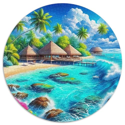 Küstenlandschaft 1000-teiliges Puzzle Für Erwachsene Kinder Küstenszene Anspruchsvolles Puzzle Entspannend Familienspielabende Spielzeug Geschenk 1000pcs (67.5x67.5cm) von PFQHUAIDH