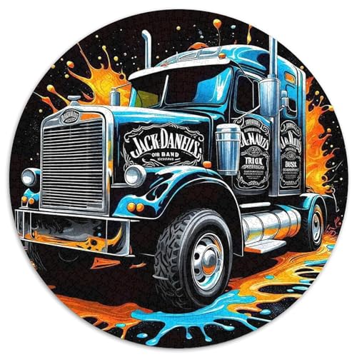 Lastwagen 1000-teiliges Puzzle Für Erwachsene Kinder Fahrzeug Anspruchsvolles Puzzle Entspannend Familienspielabende Spielzeug Geschenk 1000pcs (67.5x67.5cm) von PFQHUAIDH
