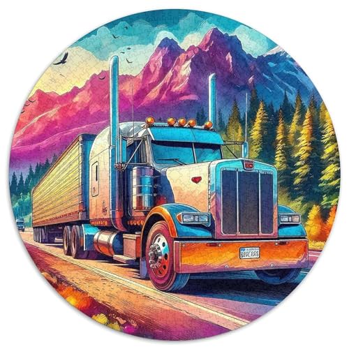 Lastwagen 1000-teiliges Puzzle Für Erwachsene Kinder Fahrzeug Anspruchsvolles Puzzle Entspannend Perfekt Für Spieleabende Spielzeug Geschenk 1000pcs (67.5x67.5cm) von PFQHUAIDH