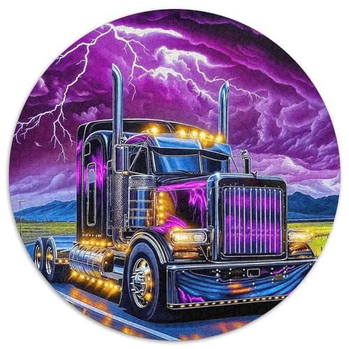 Lastwagen 1000-teiliges Puzzle Für Frauen, Männer Fahrzeug Herausforderndes Puzzle Entspannend Familie Aktivität Spiele Spielzeug Geschenk 1000pcs (67.5x67.5cm) von PFQHUAIDH