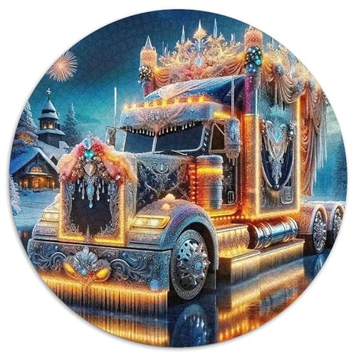 Lastwagen 1000-teiliges Puzzle Für Frauen, Männer Fahrzeug Herausforderndes Puzzle Entspannend Familienspielabende Spielzeug Geschenk 1000pcs (67.5x67.5cm) von PFQHUAIDH