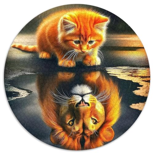 Löwen 1000-teiliges Puzzle Für Erwachsene Kinder Tier Thema Anspruchsvolles Puzzle Entspannend Perfekt Für Spieleabende Spielzeug Geschenk 1000pcs (67.5x67.5cm) von PFQHUAIDH