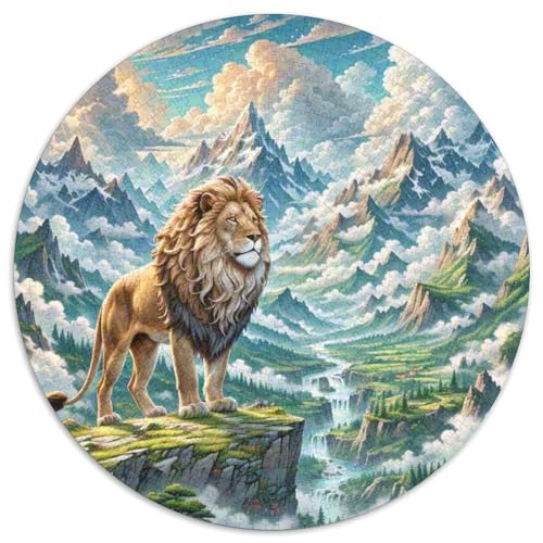 Löwen 1000-teiliges Puzzle Für Erwachsene Kinder Tiere Herausforderndes Puzzle Entspannend Familie Aktivität Spiele Spielzeug Geschenk 1000pcs (67.5x67.5cm) von PFQHUAIDH