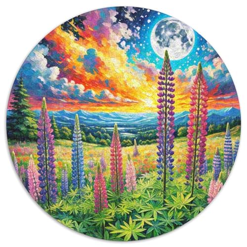 Lupin 1000-teiliges Puzzle Für Erwachsene Kinder Blumens Anspruchsvolles Puzzle Entspannend Familie Aktivität Spiele Spielzeug Geschenk 1000pcs (67.5x67.5cm) von PFQHUAIDH