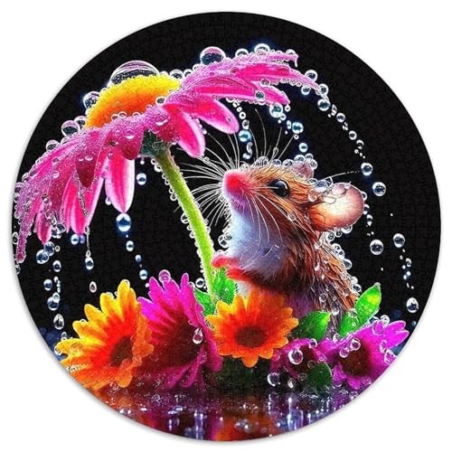 Maus 1000-teiliges Puzzle Für Erwachsene Kinder Nagetier Herausforderndes Puzzle Entspannend Familienspielabende Spielzeug Geschenk 1000pcs (67.5x67.5cm) von PFQHUAIDH