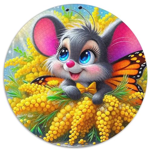 Maus 1000-teiliges Puzzle Für Frauen, Männer Nagetier Anspruchsvolles Puzzle Entspannend Perfekt Für Spieleabende Geschenk Zum Geburtstag 1000pcs (67.5x67.5cm) von PFQHUAIDH