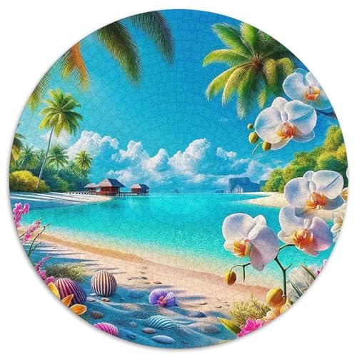 Meerblick 1000-teiliges Puzzle Für Erwachsene Kinder Blumen Anspruchsvolles Puzzle Stress Abbauen Familie Aktivität Spiele Spielzeug Geschenk 1000pcs (67.5x67.5cm) von PFQHUAIDH