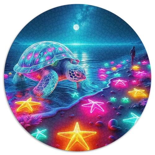 Meeresschildkröte 1000-teiliges Puzzle Für Erwachsene Kinder Meeresreptilien Anspruchsvolles Puzzle Entspannend Familie Aktivität Spiele Geschenk Zum Geburtstag 1000pcs (67.5x67.5cm) von PFQHUAIDH