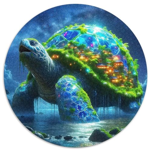 Meeresschildkröte 1000-teiliges Puzzle Für Erwachsene Kinder Meeresreptilien Anspruchsvolles Puzzle Stress Abbauen Familie Aktivität Spiele Spielzeug Geschenk 1000pcs (67.5x67.5cm) von PFQHUAIDH