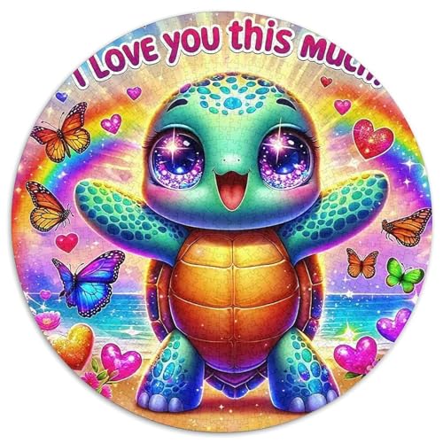 Meeresschildkröte 1000-teiliges Puzzle Für Erwachsene Kinder Meeresreptilien Herausforderndes Puzzle Entspannend Familienspielabende Spielzeug Geschenk 1000pcs (67.5x67.5cm) von PFQHUAIDH
