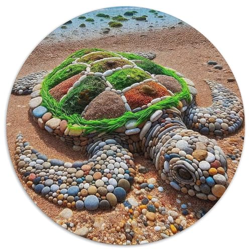 Meeresschildkröte 1000-teiliges Puzzle Für Frauen, Männer Meeresreptilien Anspruchsvolles Puzzle Entspannend Familienspielabende Spielzeug Geschenk 1000pcs (67.5x67.5cm) von PFQHUAIDH