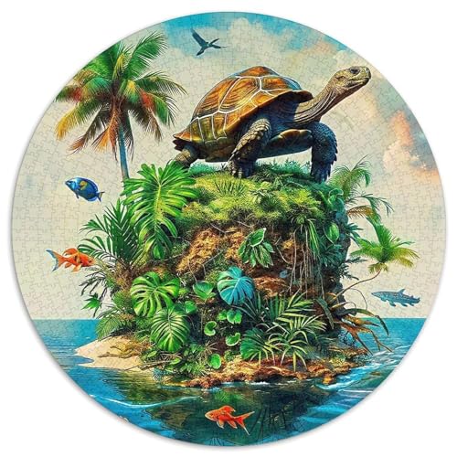 Meeresschildkröte 1000-teiliges Puzzle Für Frauen, Männer Meeresreptilien Anspruchsvolles Puzzle Entspannend Familienspielabende Spielzeug Geschenk 1000pcs (67.5x67.5cm) von PFQHUAIDH