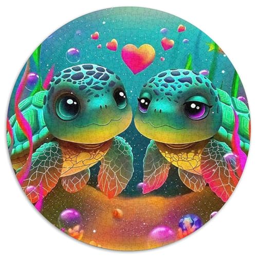Meeresschildkröte 1000-teiliges Puzzle Für Frauen, Männer Meeresreptilien Herausforderndes Puzzle Entspannend Familie Aktivität Spiele Geschenk Zum Geburtstag 1000pcs (67.5x67.5cm) von PFQHUAIDH