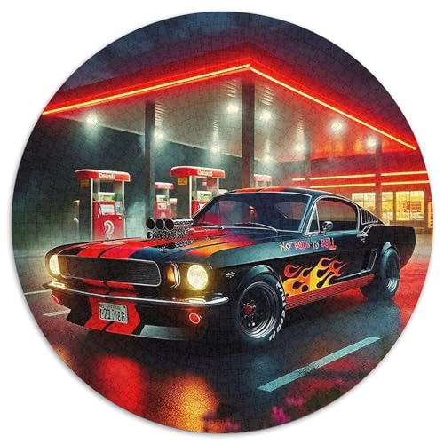 Muskel Auto 1000-teiliges Puzzle Für Erwachsene Kinder Fahrzeug Herausforderndes Puzzle Entspannend Familie Aktivität Spiele Geschenk Zum Geburtstag 1000pcs (67.5x67.5cm) von PFQHUAIDH