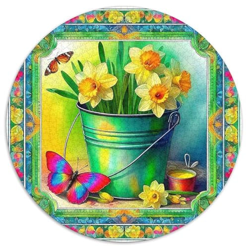 Narziss 1000-teiliges Puzzle Für Frauen, Männer Blumen Herausforderndes Puzzle Entspannend Perfekt Für Spieleabende Geschenk Zum Geburtstag 1000pcs (67.5x67.5cm) von PFQHUAIDH