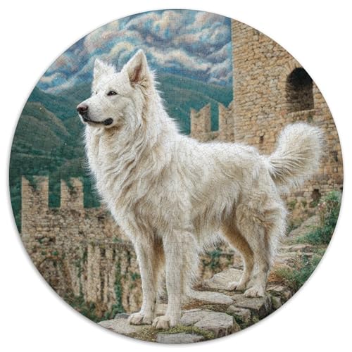 Netter Hund 1000-teiliges Puzzle Für Erwachsene Kinder Tier Thema Herausforderndes Puzzle Entspannend Perfekt Für Spieleabende Spielzeug Geschenk 1000pcs (67.5x67.5cm) von PFQHUAIDH