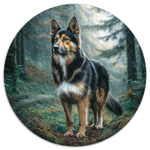 Netter Hund 1000-teiliges Puzzle Für Erwachsene Kinder Tier Thema Herausforderndes Puzzle Entspannend Perfekt Für Spieleabende Spielzeug Geschenk 1000pcs (67.5x67.5cm) von PFQHUAIDH
