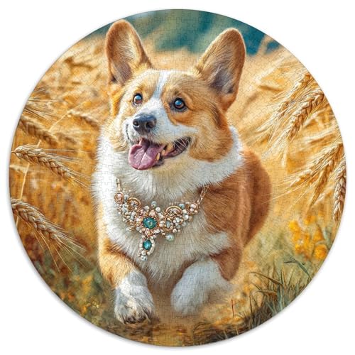 Netter Hund 1000-teiliges Puzzle Für Frauen, Männer Tier Thema Anspruchsvolles Puzzle Entspannend Familie Aktivität Spiele Geschenk Zum Geburtstag 1000pcs (67.5x67.5cm) von PFQHUAIDH